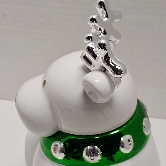 2009 Harry Slatkin Reindeer Jingles Scented Candle Signed Fresh Balsam Rare - Picture 6 of 16